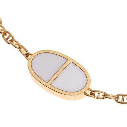 HERMES Shane Dunkle Verso Bracelet K18 Pink Gold Ladies [Used]