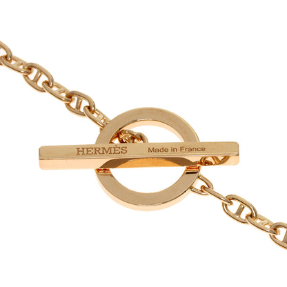 HERMES Shane Dunkle Verso Bracelet K18 Pink Gold Ladies [Used]