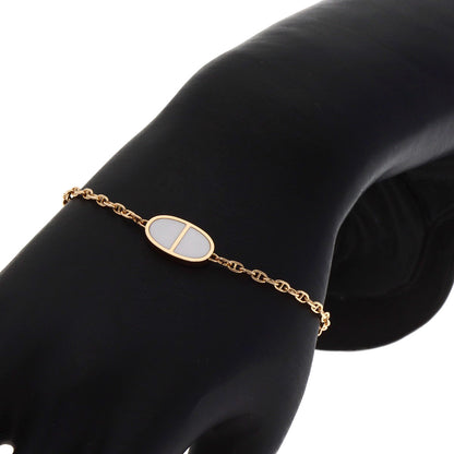 HERMES Shane Dunkle Verso Bracelet K18 Pink Gold Ladies [Used]