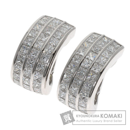 Boucheron Diamond Earring K18 White Gold Ladies [Used]