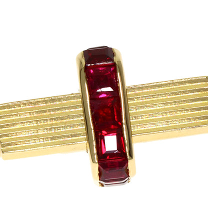 Boucheron Ruby cuffs K18 Yellow Gold mens [Used]