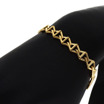 LOUIS VUITTON Blaless LV Vault Curve PM #15 Bracelet K18 Yellow Gold Ladies [Used]