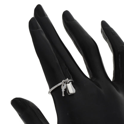 HERMES Kelly Clochette PM Diamond #53 Ring K18 White Gold Ladies [Used]