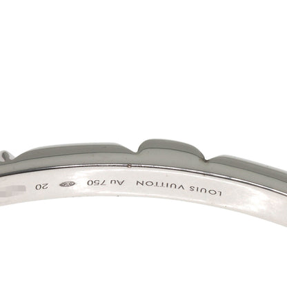 LOUIS VUITTON Brasle Volt Multi LV Open #20 Bracelet K18 White Gold Ladies [Used]