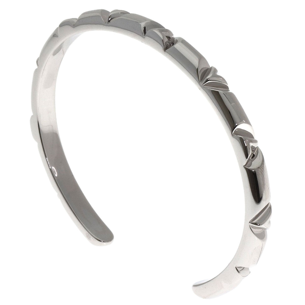 LOUIS VUITTON Brasle Volt Multi LV Open #20 Bracelet K18 White Gold Ladies [Used]