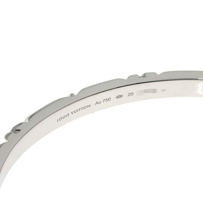 LOUIS VUITTON Brasle Volt Multi LV Open #20 Bracelet K18 White Gold Ladies [Used]
