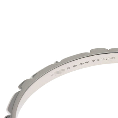 LOUIS VUITTON Brasle Volt Multi LV Open #20 Bracelet K18 White Gold Ladies [Used]