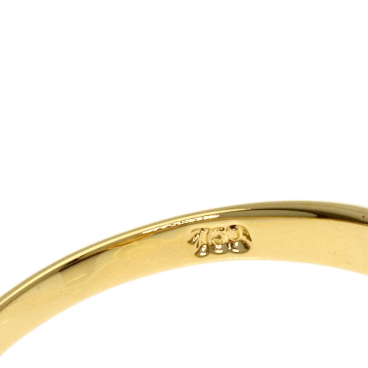 Dior Flower Diamond Ring K18 Yellow Gold Ladies [Used]