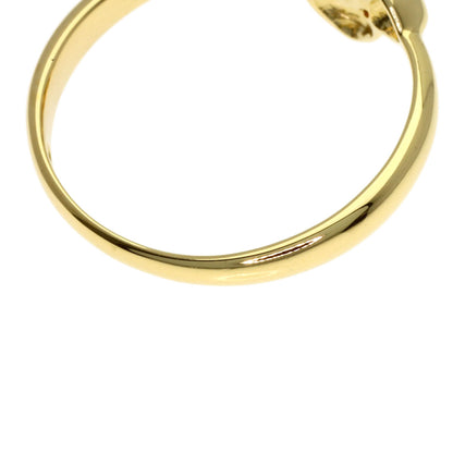 Dior Flower Diamond Ring K18 Yellow Gold Ladies [Used]