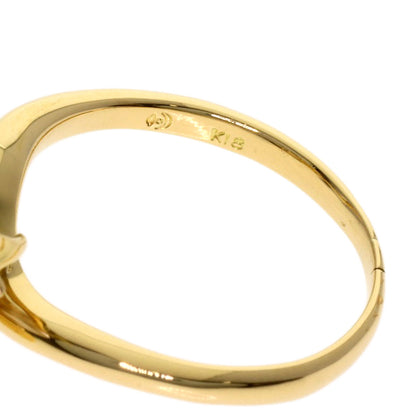 TASAKI Flower Pearl Pearl Ring K18 Yellow Gold Ladies [Used]