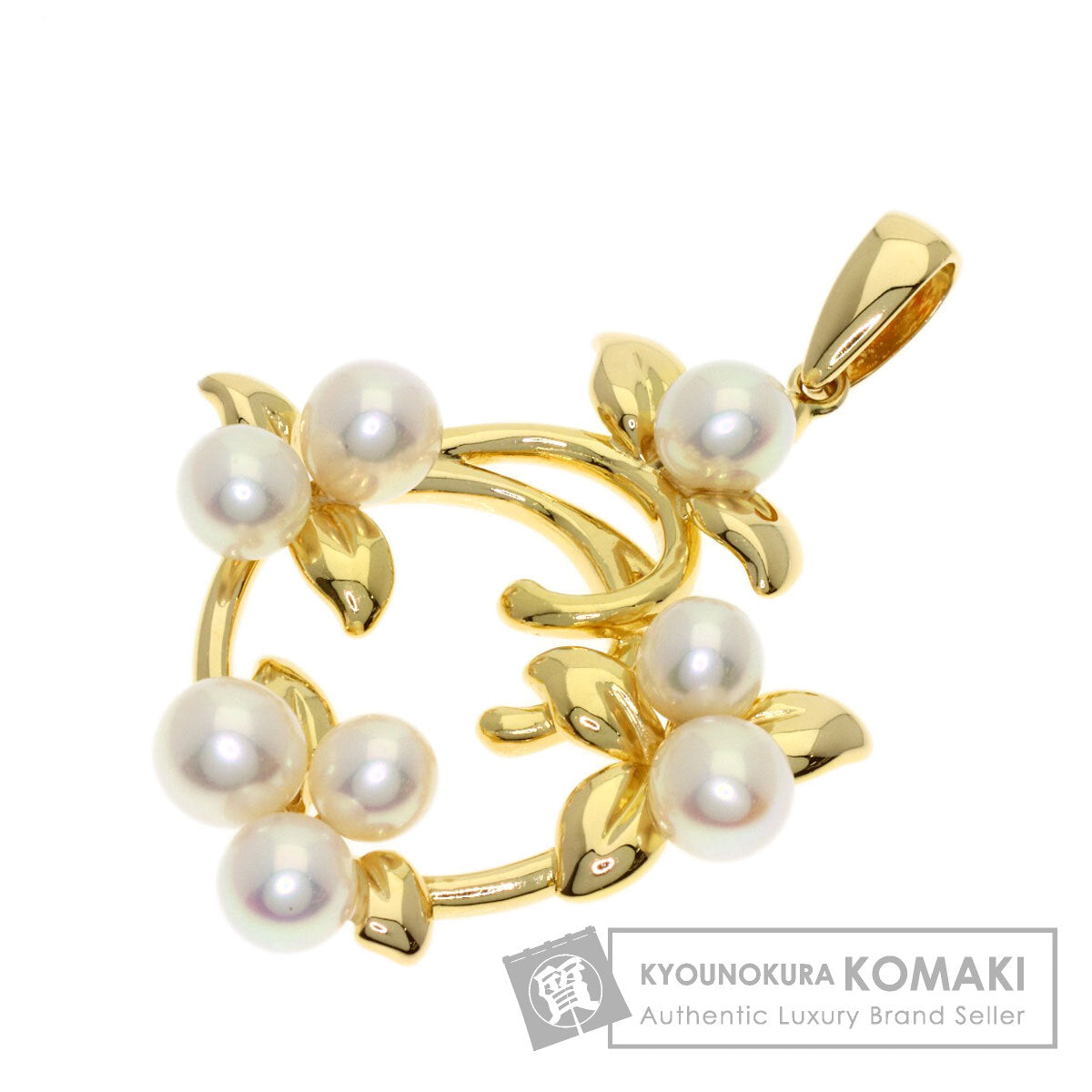 TASAKI Pearl Pearl Pendant top K18 Yellow Gold Ladies [Used]