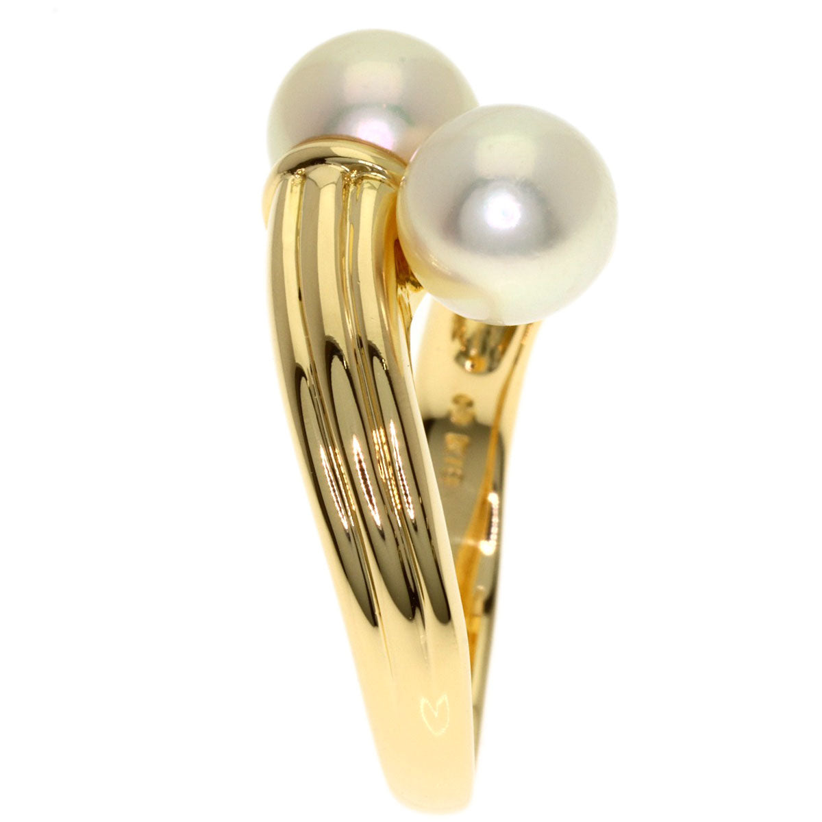 TASAKI Pearl Pearl Ring K18 Yellow Gold Ladies [Used]