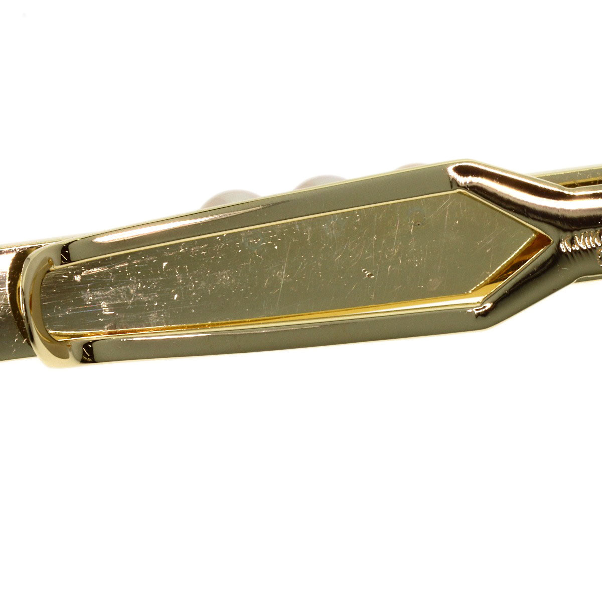 MIKIMOTO Pearl Pearl Tie pin K14 Yellow Gold mens [Used]