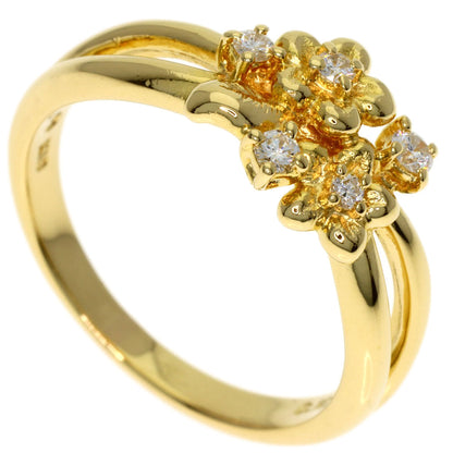 TASAKI Diamond Ring K18 Yellow Gold Ladies [Used]
