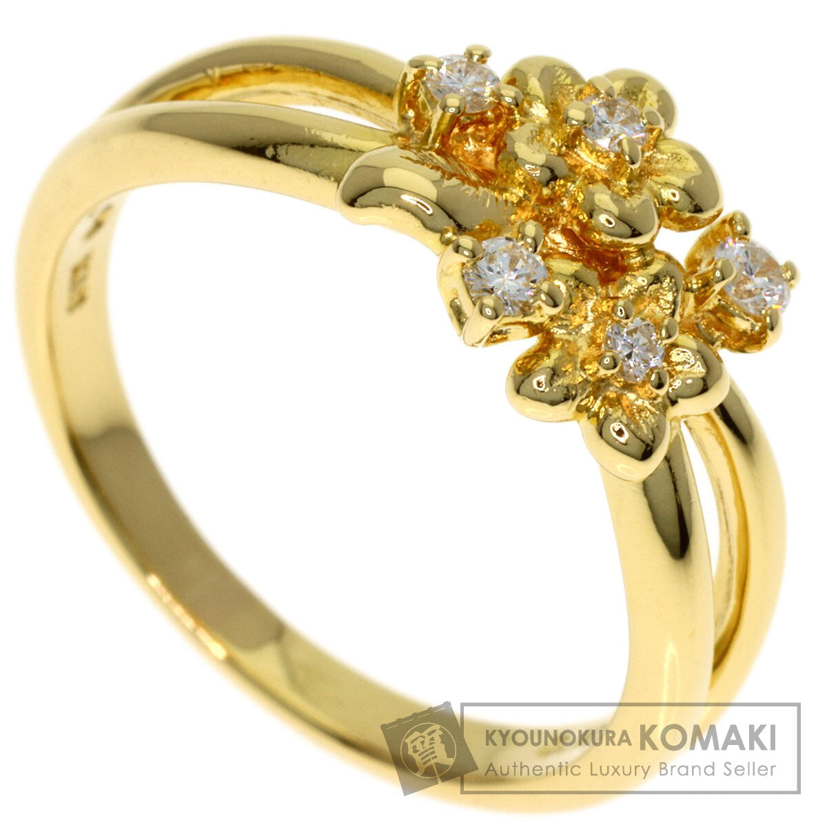 TASAKI Diamond Ring K18 Yellow Gold Ladies [Used]
