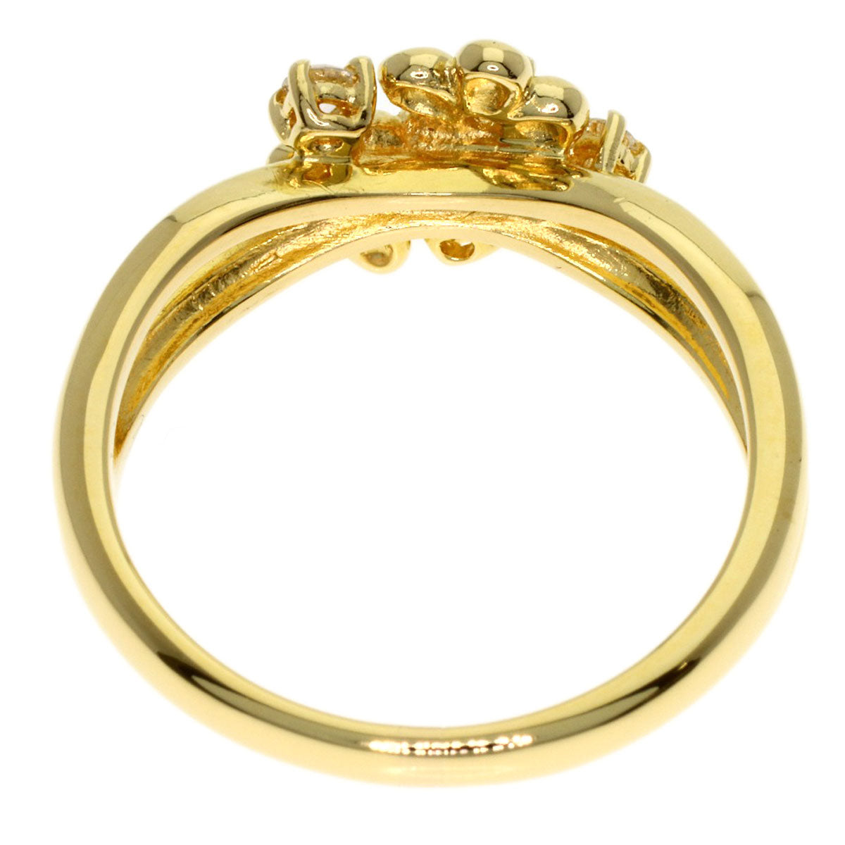 TASAKI Diamond Ring K18 Yellow Gold Ladies [Used]