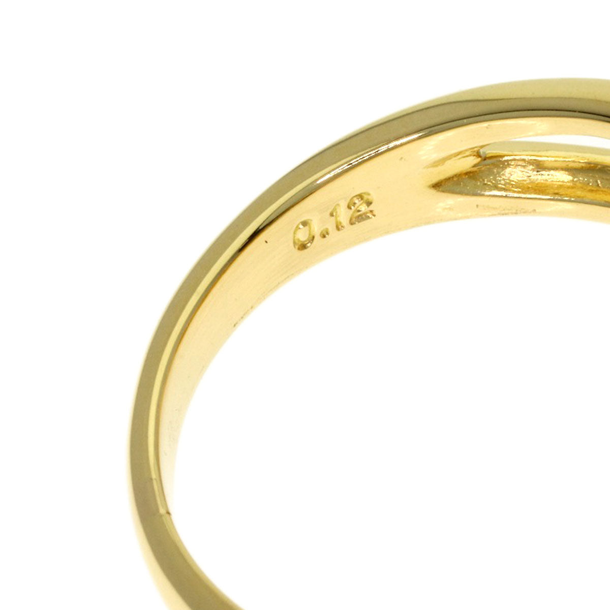 TASAKI Diamond Ring K18 Yellow Gold Ladies [Used]