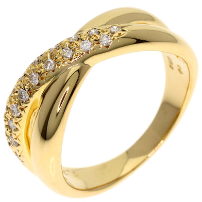 TASAKI Diamond Ring K18 Yellow Gold Ladies [Used]