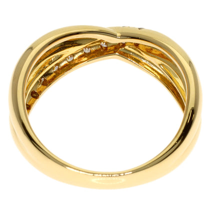 TASAKI Diamond Ring K18 Yellow Gold Ladies [Used]