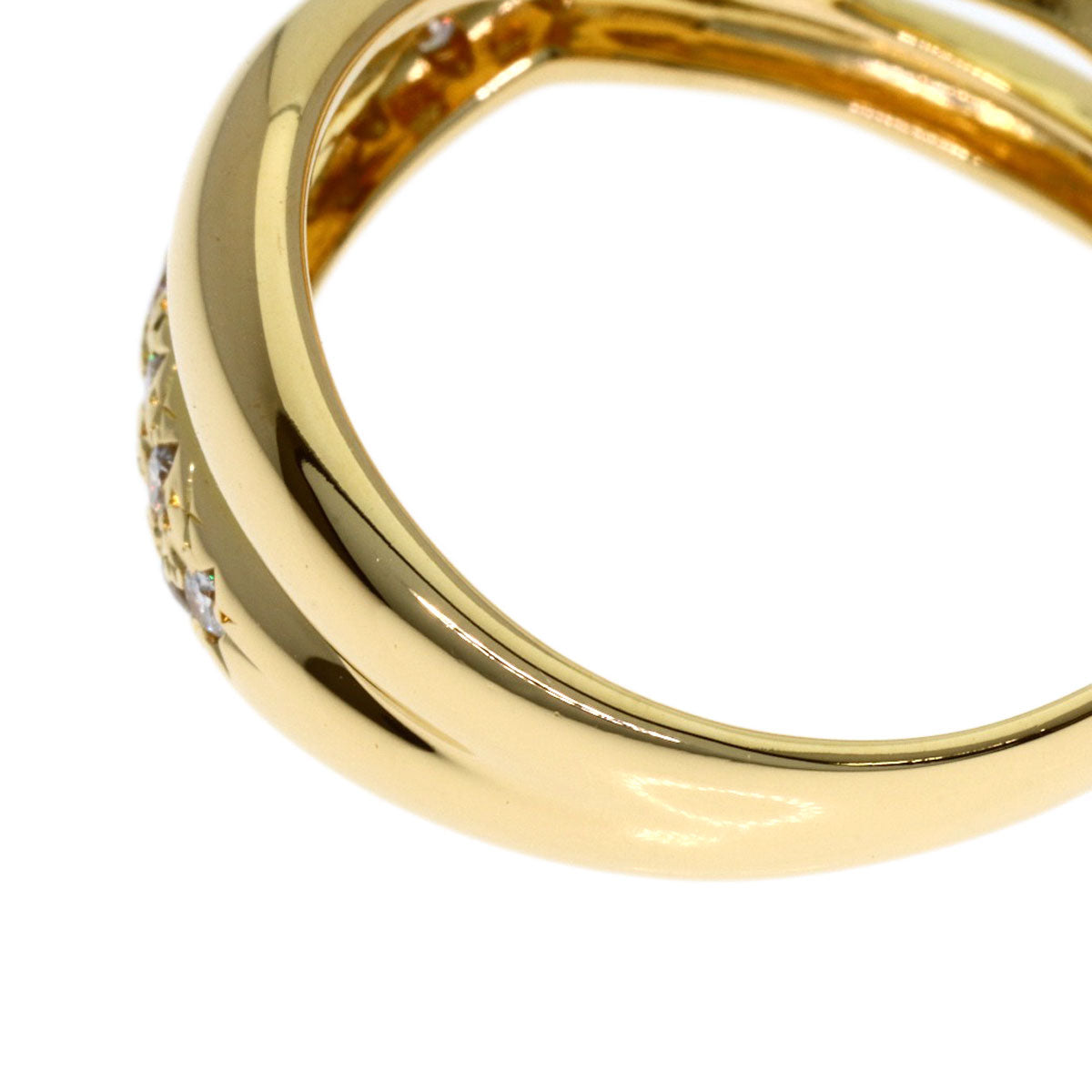 TASAKI Diamond Ring K18 Yellow Gold Ladies [Used]