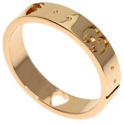 GUCCI Icon Amor #9 Ring K18 Pink Gold Ladies [Used]