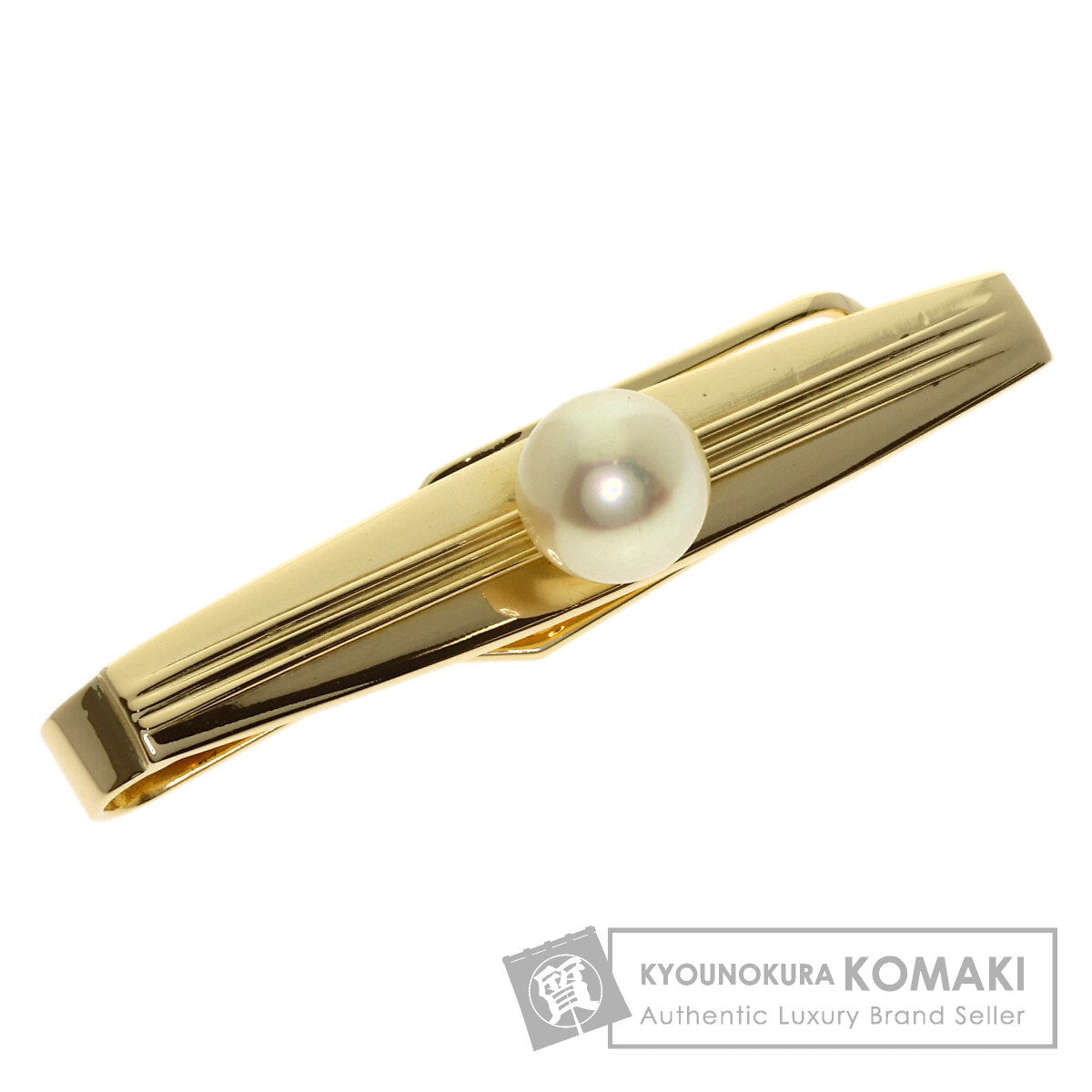 TASAKI Pearl Pearl Tie pin K18 Yellow Gold mens [Used]