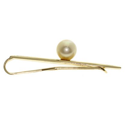 TASAKI Pearl Pearl Tie pin K18 Yellow Gold mens [Used]