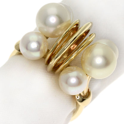 MIKIMOTO Pearl Pearl Ring K14 Yellow Gold Ladies [Used]