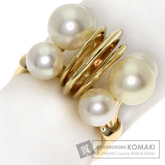 MIKIMOTO Pearl Pearl Ring K14 Yellow Gold Ladies [Used]