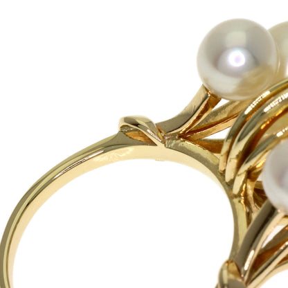 MIKIMOTO Pearl Pearl Ring K14 Yellow Gold Ladies [Used]