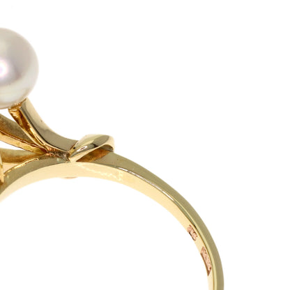 MIKIMOTO Pearl Pearl Ring K14 Yellow Gold Ladies [Used]