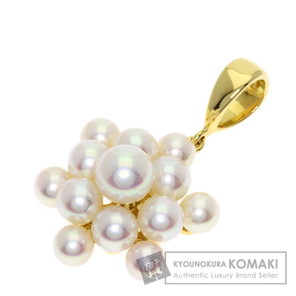 MIKIMOTO Pearl Pearl Pendant top K18 Yellow Gold Ladies [Used]
