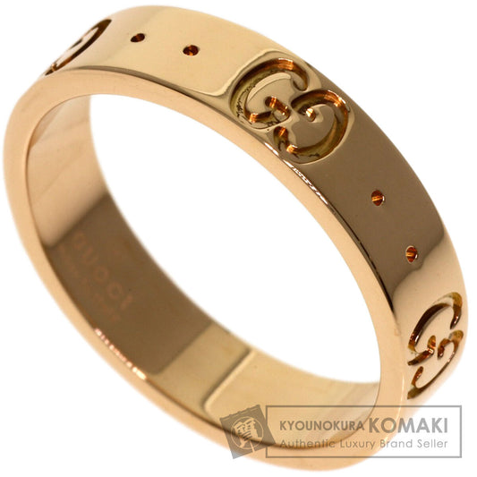 GUCCI Icon # 9 Ring K18 Pink Gold Ladies [Used]