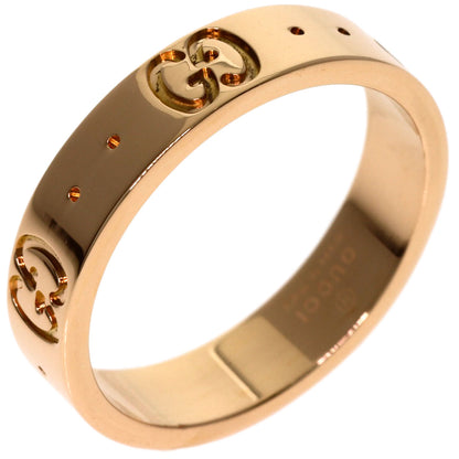 GUCCI Icon # 9 Ring K18 Pink Gold Ladies [Used]