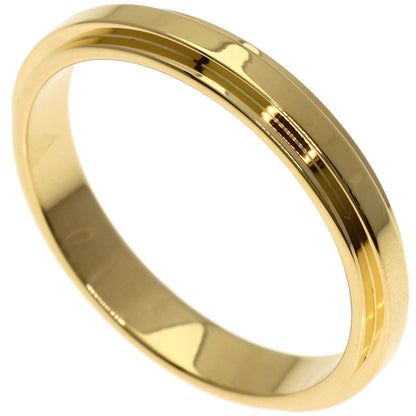 GUCCI Straight Rough Ring K18 Yellow Gold Ladies [Used]
