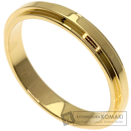 GUCCI Straight Rough Ring K18 Yellow Gold Ladies [Used]