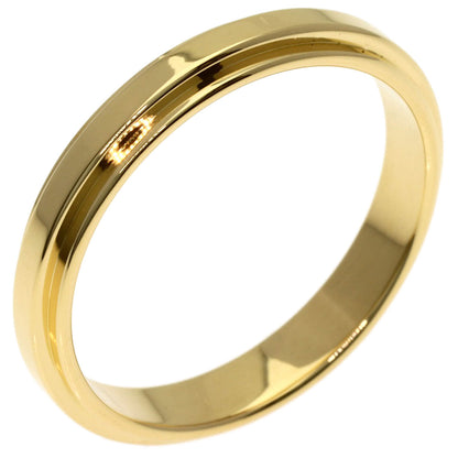 GUCCI Straight Rough Ring K18 Yellow Gold Ladies [Used]