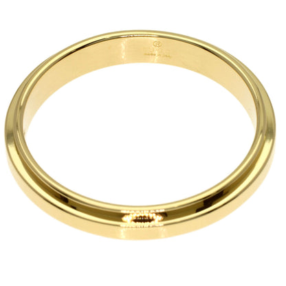 GUCCI Straight Rough Ring K18 Yellow Gold Ladies [Used]