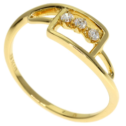 MIKIMOTO Diamond Ring K18 Yellow Gold Ladies [Used]