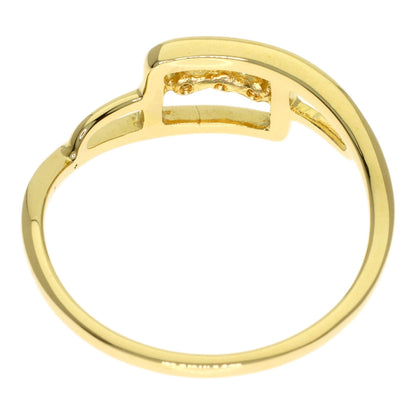 MIKIMOTO Diamond Ring K18 Yellow Gold Ladies [Used]