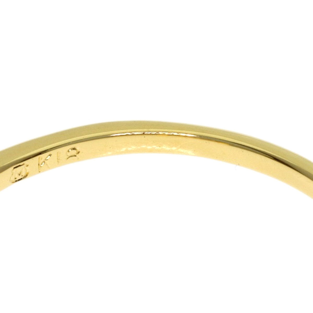 MIKIMOTO Diamond Ring K18 Yellow Gold Ladies [Used]