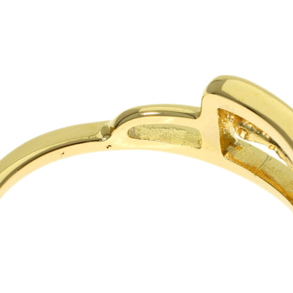 MIKIMOTO Diamond Ring K18 Yellow Gold Ladies [Used]