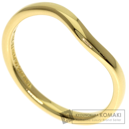 TIFFANY&Co. Curved band Ring K18 Yellow Gold Ladies [Used]