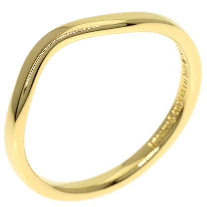 TIFFANY&Co. Curved band Ring K18 Yellow Gold Ladies [Used]