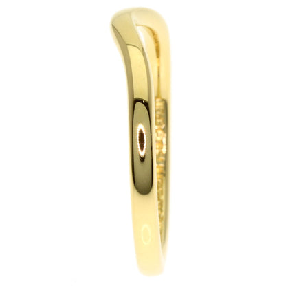 TIFFANY&Co. Curved band Ring K18 Yellow Gold Ladies [Used]
