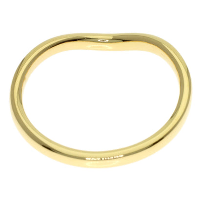 TIFFANY&Co. Curved band Ring K18 Yellow Gold Ladies [Used]