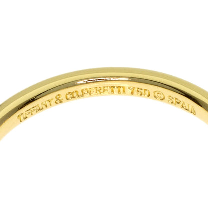 TIFFANY&Co. Curved band Ring K18 Yellow Gold Ladies [Used]