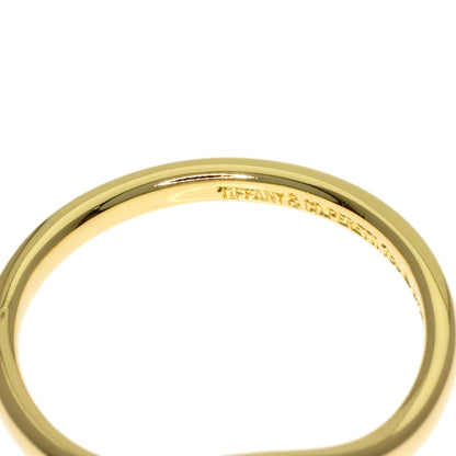 TIFFANY&Co. Curved band Ring K18 Yellow Gold Ladies [Used]