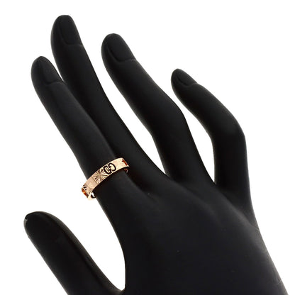 GUCCI Icon Heart & Star #9 Ring K18 Pink Gold Ladies [Used]