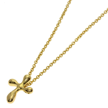 TIFFANY&Co. cross Necklace K18 Yellow Gold Ladies [Used]
